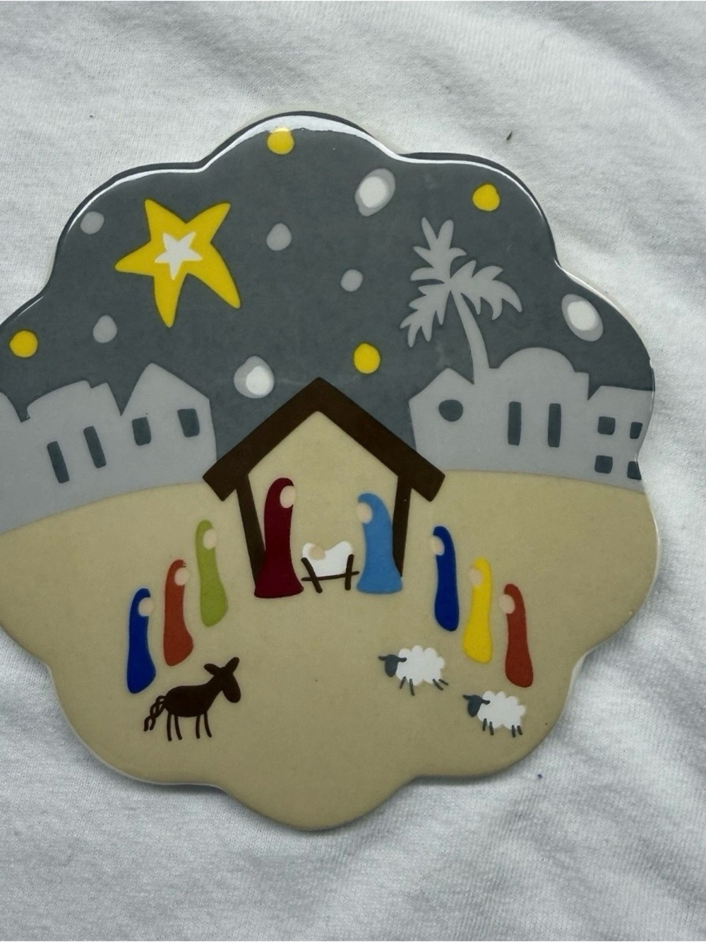 Coton colors happy everything mini attachment Holiday Nativity Decorative